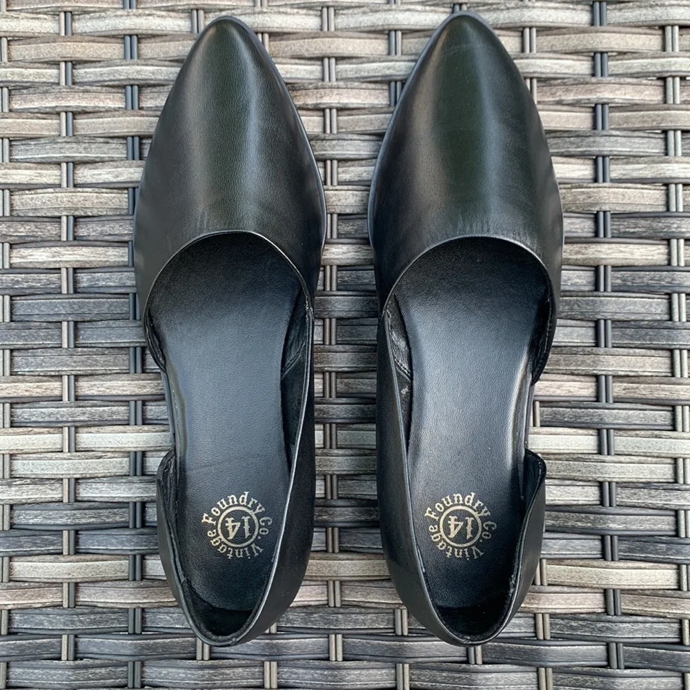 𝅺vintage Foundry Co. Corinne Shoe - Black Leather